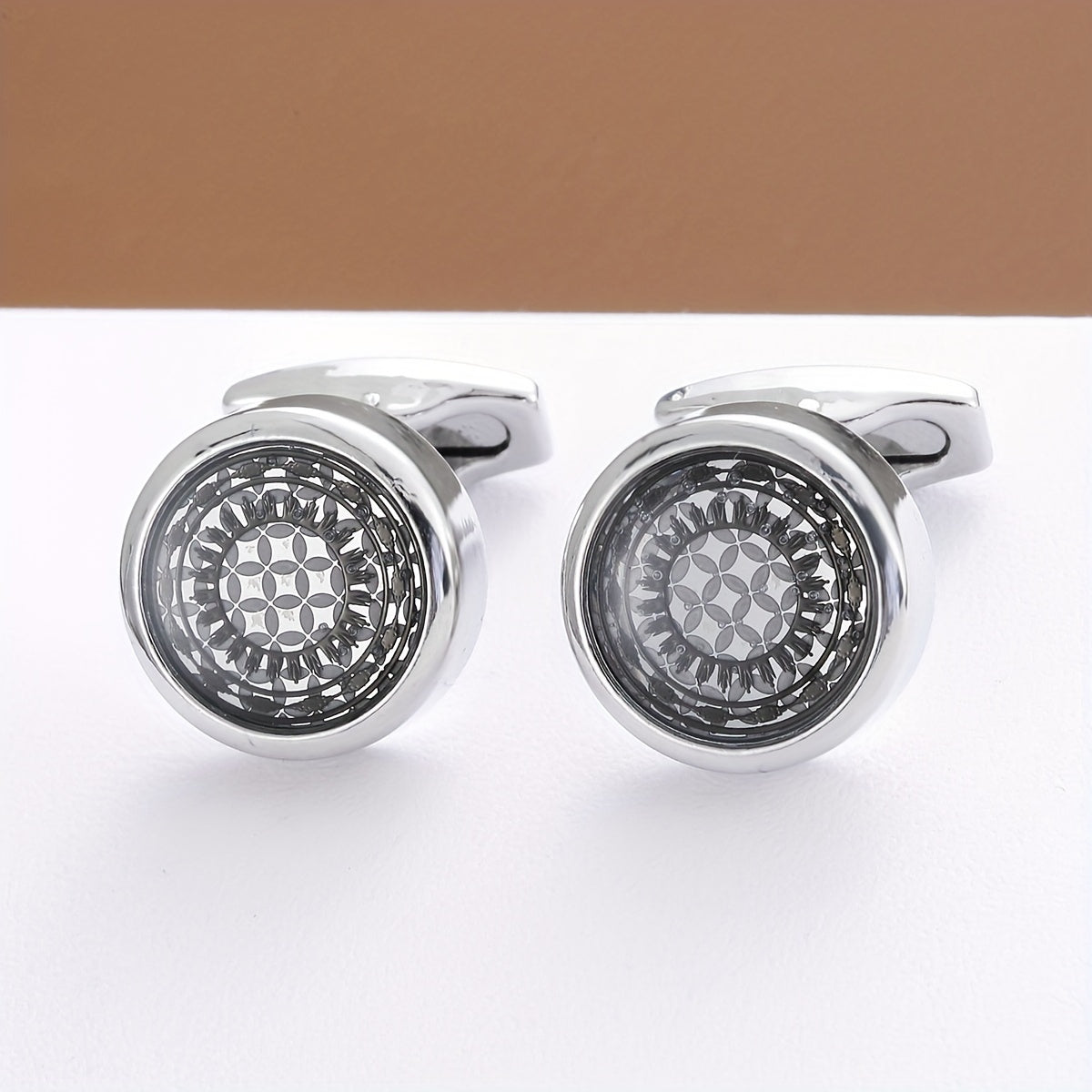 Men's Stainless Steel Cufflinks for Shirt Suit