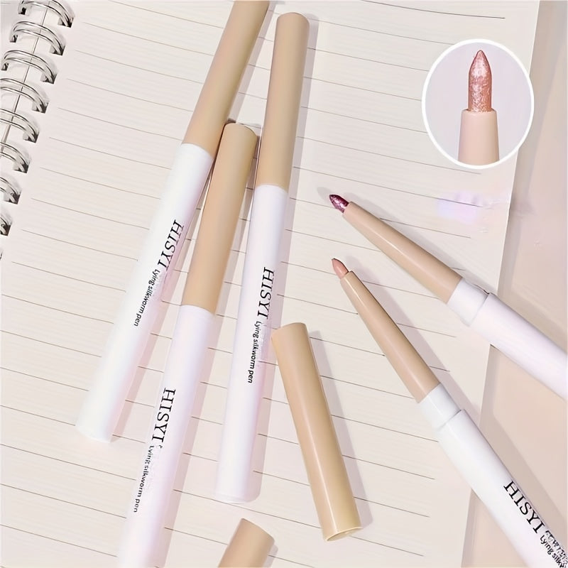 Glitter Eyeliner Pen Matte Finish Pearly Under Eye Crease Brightening Outliner