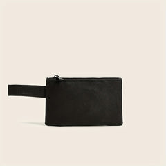 Kids Solid Short Wallet Earphone Key Bag