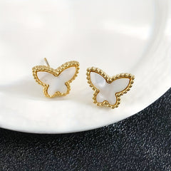 Colorful Butterfly Earrings Mini Stud Earrings For Girls