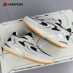 Baasploa Men's Vintage Chunky Shoes Non Slip Sneakers For Outdoor Activities
