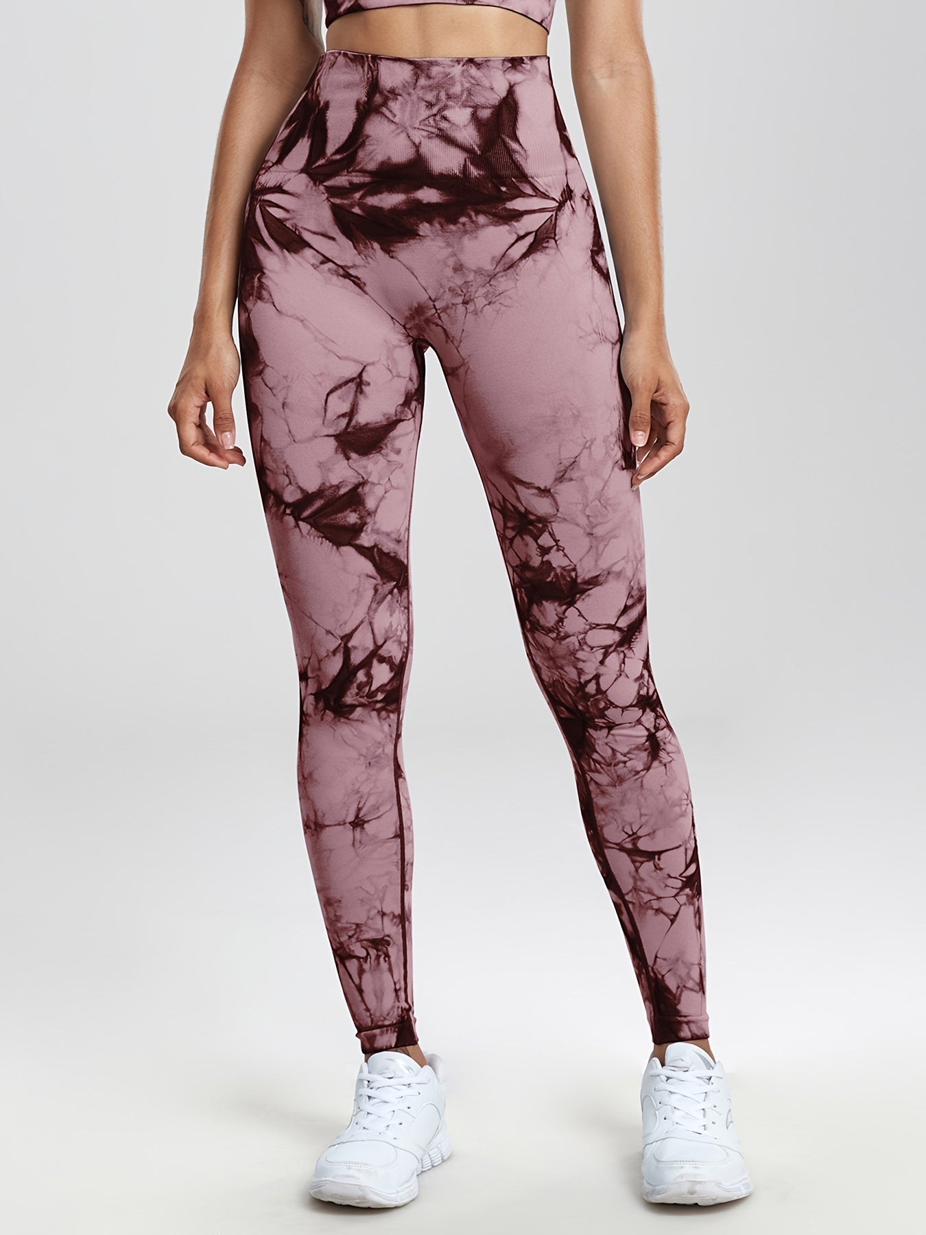 Tie Dye High Waist Gym Tights Workout Leggings Fitness Pants