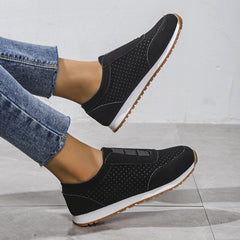 Women's Lightweight Low Top Sneakers Round Toe Casual Shoes
