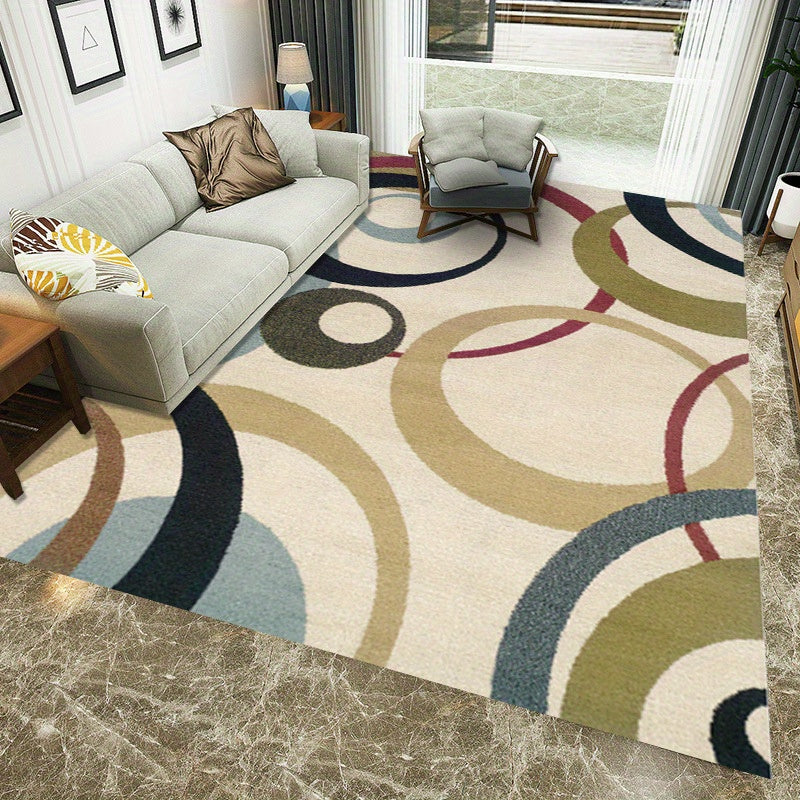 Modern Geometric Area Rug Soft Comfortable Nordic Carpet Machine Washable