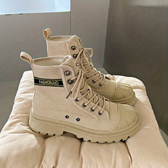 Women's Lace Up Outdoor Combat Boots