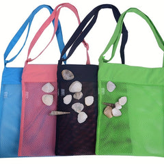 Kids' Shell Storage Bag for Beach Travel & Toys, Adjustable Strap & Shoulder Bag