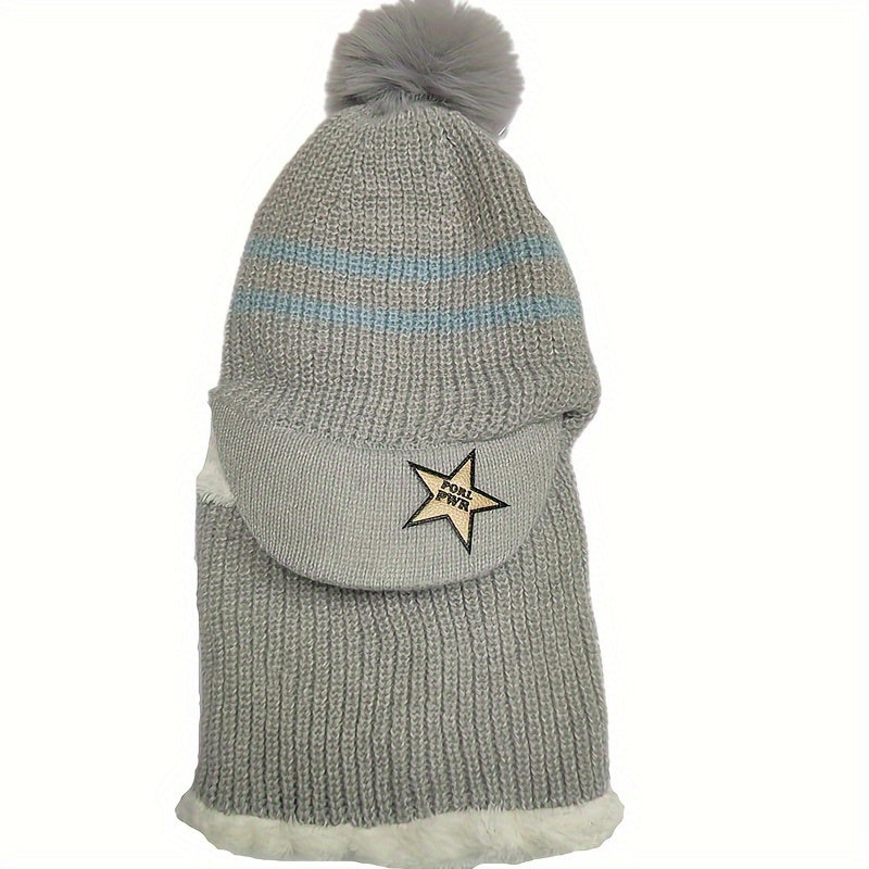 Kids Knitted Hat with Ear Protection