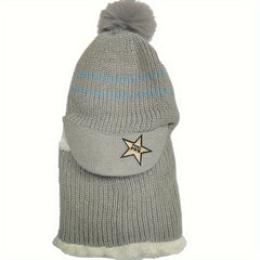 Kids Knitted Hat with Ear Protection