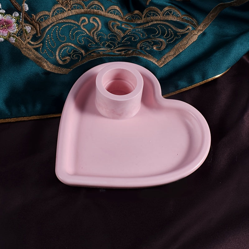 DIY Candle Holder Mold Crystal Glue Candle Holder Silicone Mold