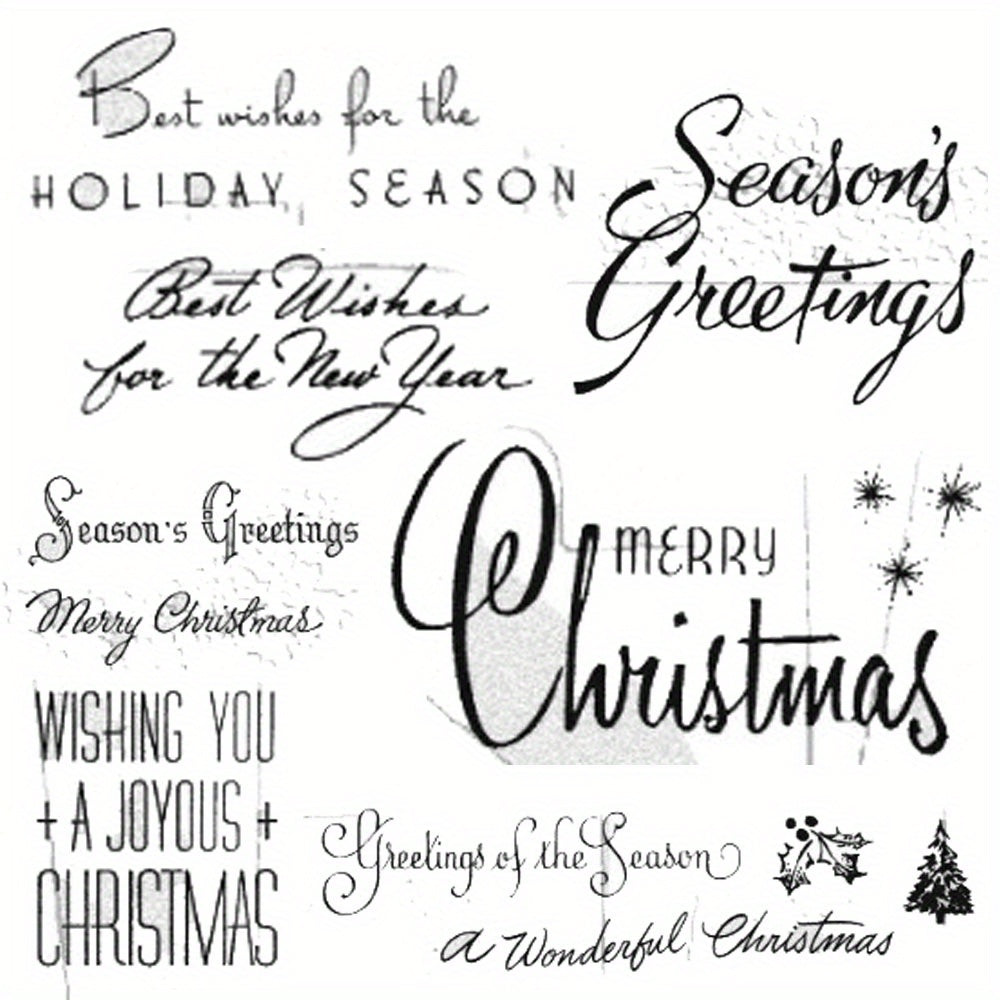 Character Clear Stamps for Scrapbooking Decor Embossing DIY Greeting Card