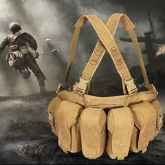 Multifunctional Outdoor Waist Bag Quick Release Belly Pocket Vest