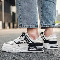 Men's Platform Skate Shoes Lightweight Non slip Sneakers