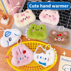 Portable Plush Hand Warmer with 4 Replacement Cores for Winter