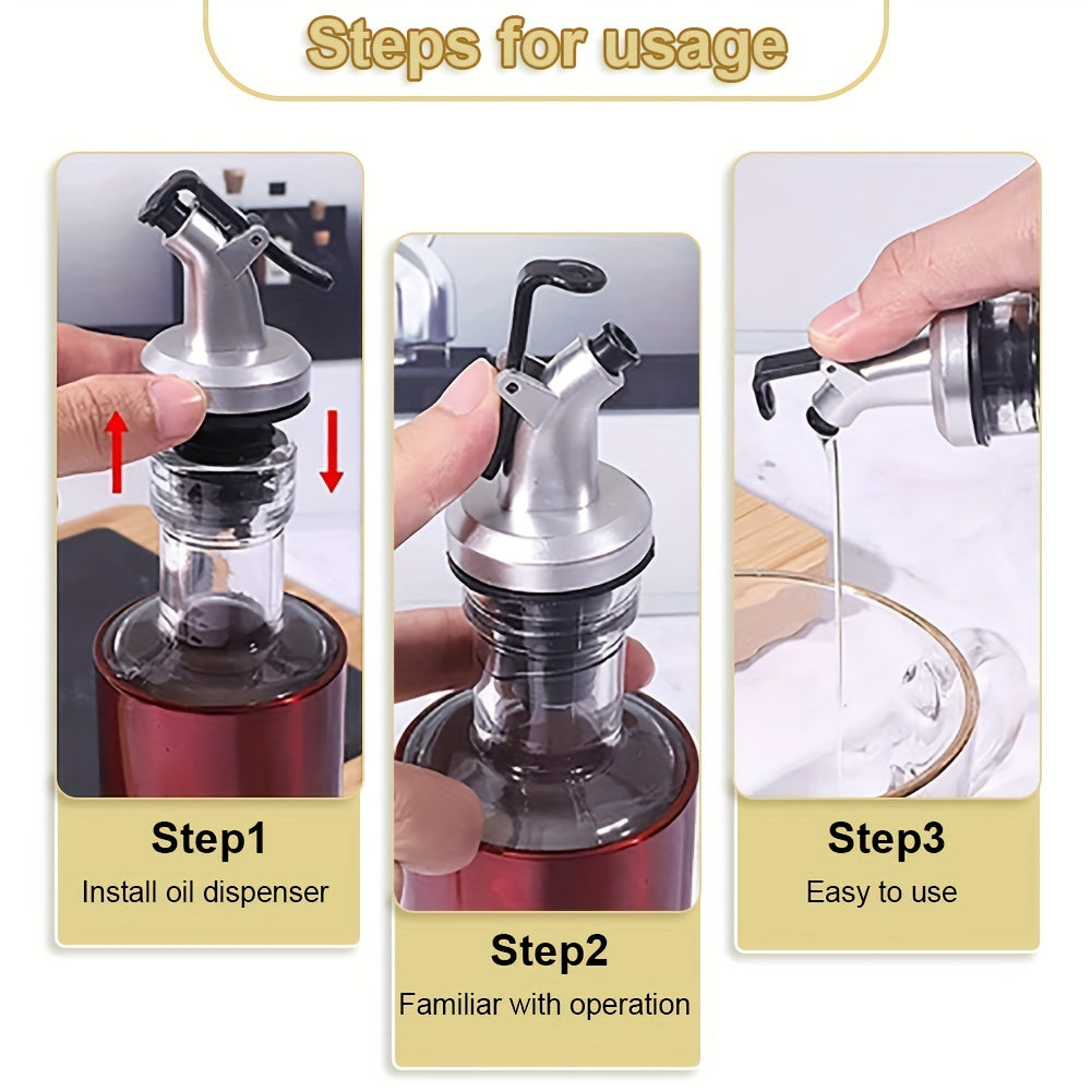 3Pcs Olive Spouts Vinegar Bottle Stopper Spout Leakproof Nozzle Dispenser