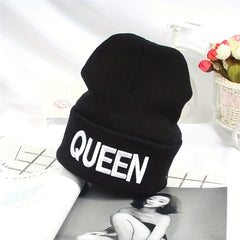 Cozy Letter Embroidered Knitted Hat