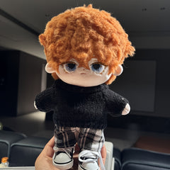 Doll Clothes for Plush Doll Carrot Striped I Love You Jeans