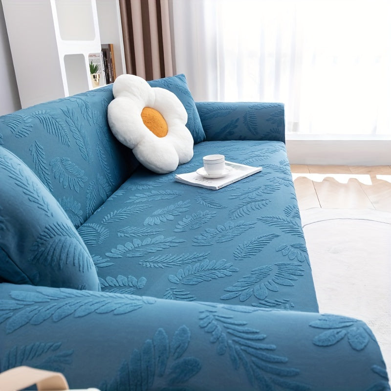 1pc Universal Sofa Slipcover Jacquard Furniture Protective Cover