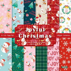 DIY Album Scrapbook Paper 6 inch Christmas Theme Background