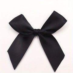 20pcs 85 85mm Fresh Pink Ribbon Bows Small Size Satin Ribbon Bow Flower Craft