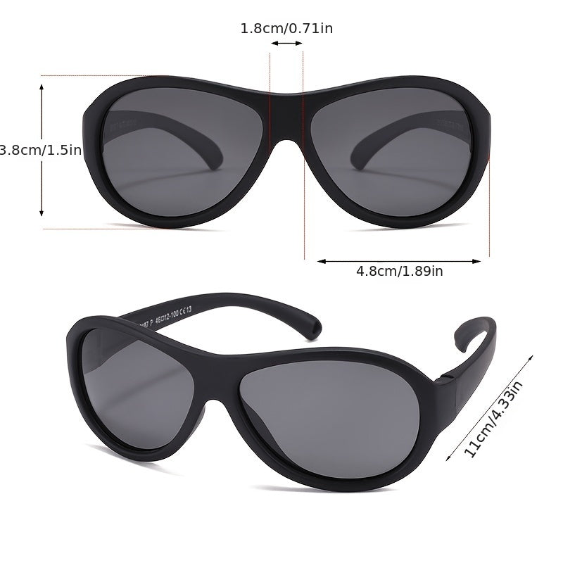 Boys Sunglasses 0-3 yrs Outdoor Decorative Polarized Glasses with Case