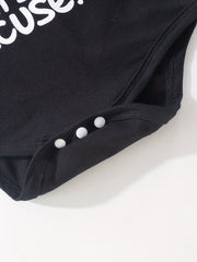 Baby Boy Casual Cotton Bodysuit - I'M TWO WHAT'S YOUR EXCUSE