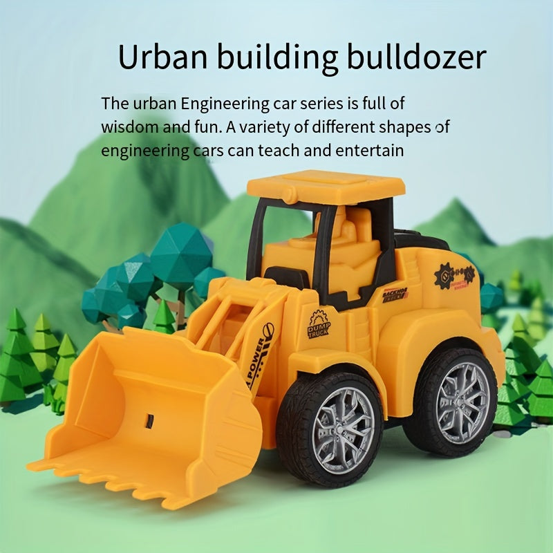 Pull Back Toy Car Excavator Educational Small Car