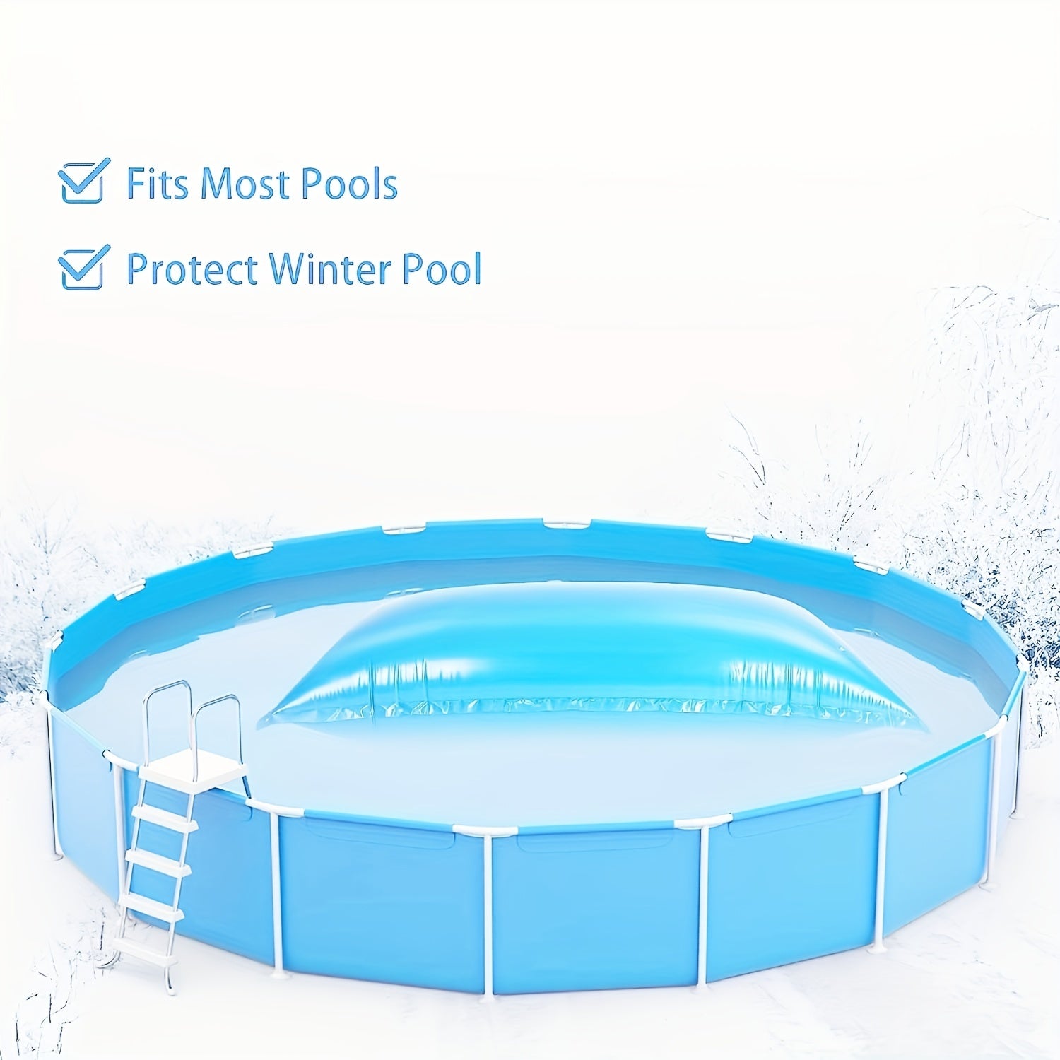 Pool Cover Pillow 121 x 243 cm Above Ground Pools Ice Equalizer Air