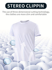 Xinso Prince 7Pcs Men's Quick Dry T-shirt, Breathable Mesh Base Layer