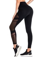 Sports Leggings Wide Waistband Butt Lifting Yoga Pants
