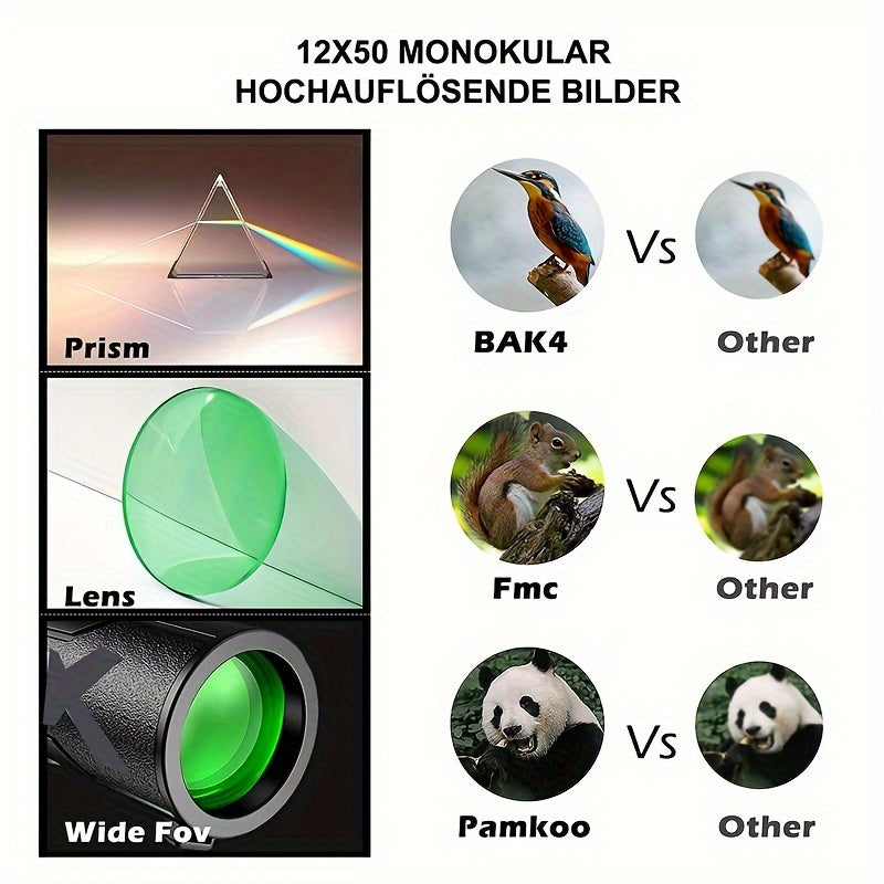 Outdoor Monocular for Camping Bird Watching