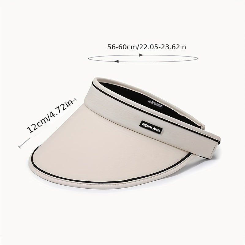 Sun Visor Hat Wide Brim UV Protection Beach Hat