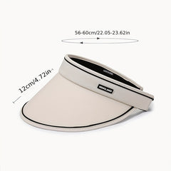 Sun Visor Hat Wide Brim UV Protection Beach Hat