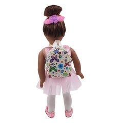 18 Inch Girl Backpack Doll Accessories Backpack Simulation Baby Change Bjd Doll