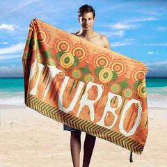 Turbo Microfiber Beach Towel Quick Drying Sand Proof Swim Towel