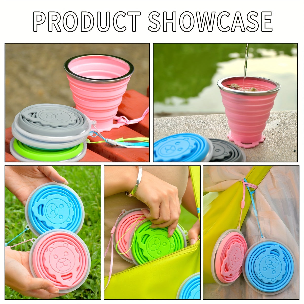 Portable Collapsible Water Cup Mouthwash Cup