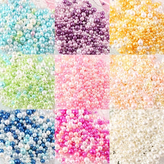 300pcs 9g ABS Pearls Epoxy Beads DIY Crafts Nail Art Decoration