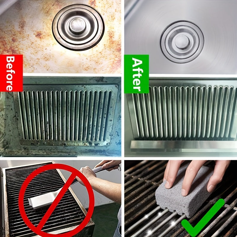 4 Pack Grill Cleaning Brick Block - Griddle Cleaner - BBQ Grill Stones