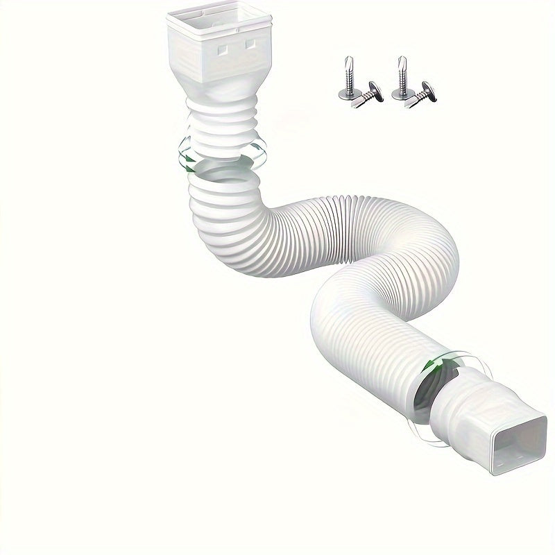1pc PP Folding Telescopic Pipe Villa Outdoor Drop Water Pipe Drain