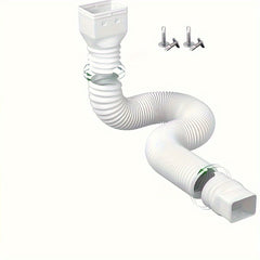 1pc PP Folding Telescopic Pipe Villa Outdoor Drop Water Pipe Drain