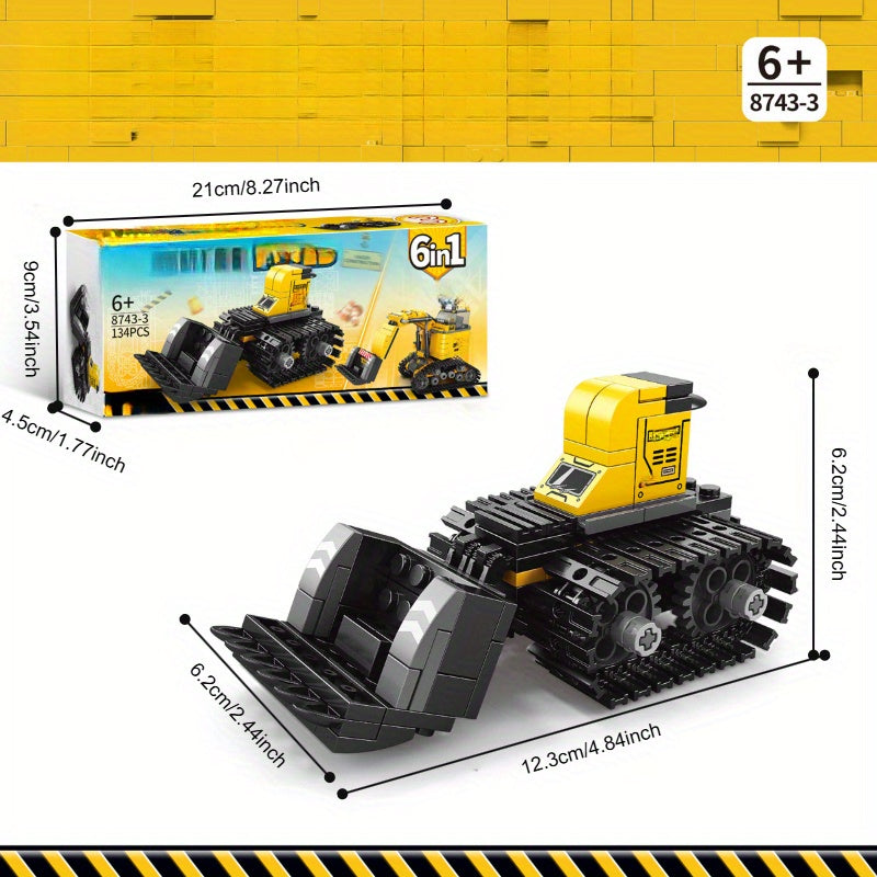 535pcs Building Blocks Excavator Toy Gift