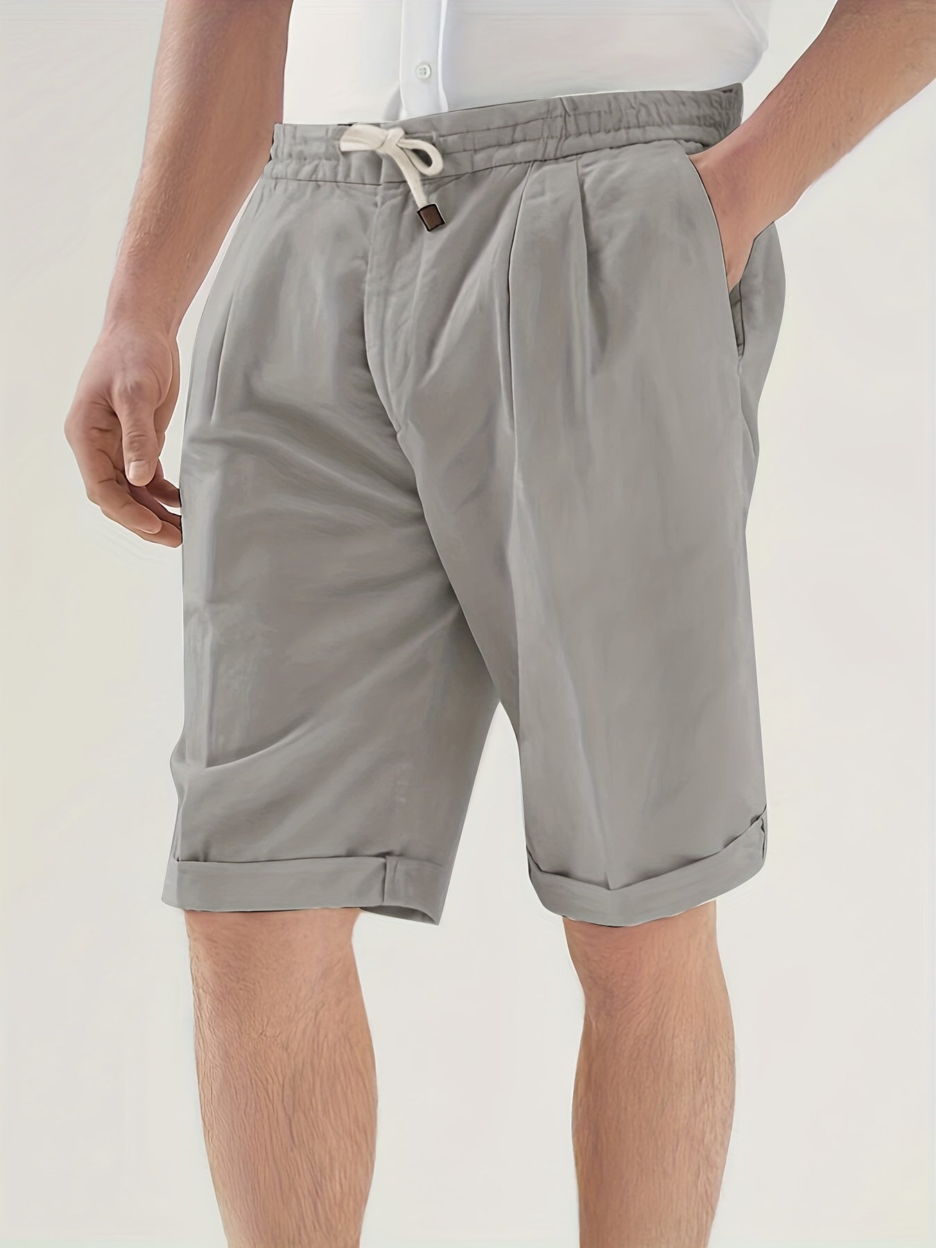 Men's Comfy Drawstring Waistband Shorts for Summer