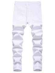 Men's Casual Straight Leg Cotton Jeans