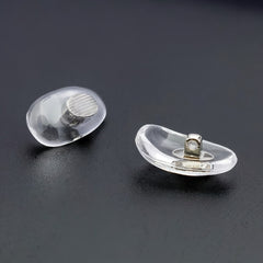 5 Pairs Metal Sunglasses Nose Pads Curved Silicone Glasses Nose Pads