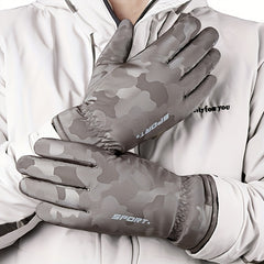 Men's Windproof Skiing Gloves Warm Touch Screen Gloves