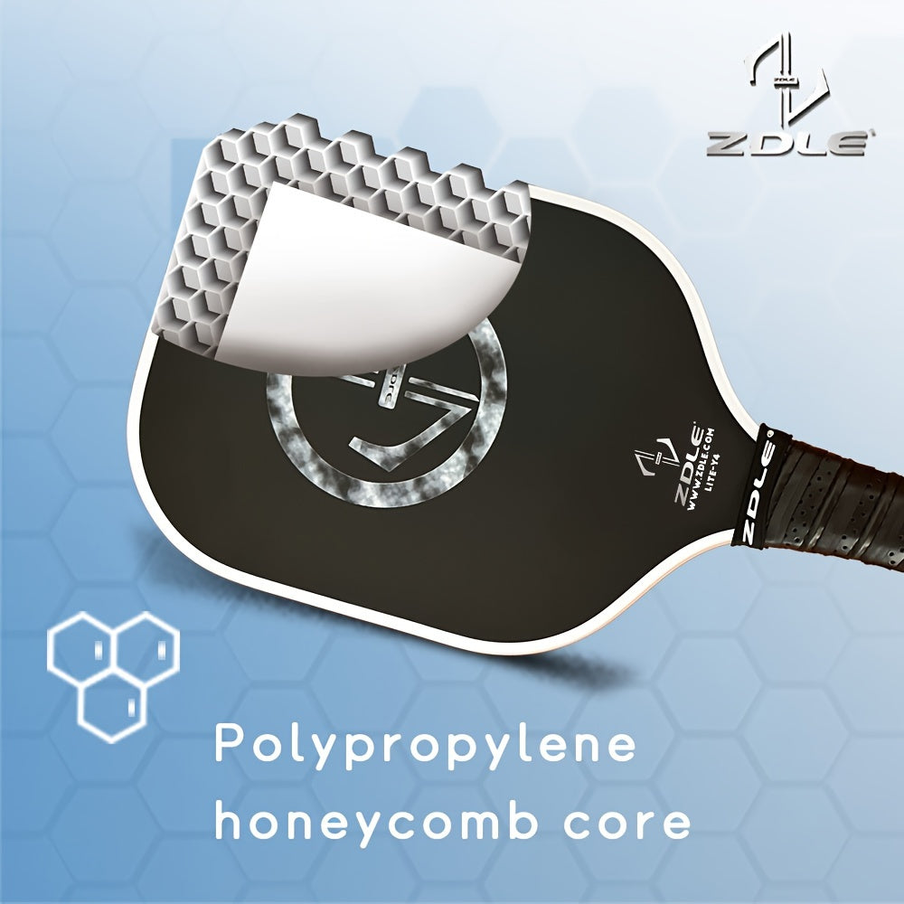 2pc Pickleball Paddle Set w/ Glass Fiber Face & 10mm Polypropylene Core