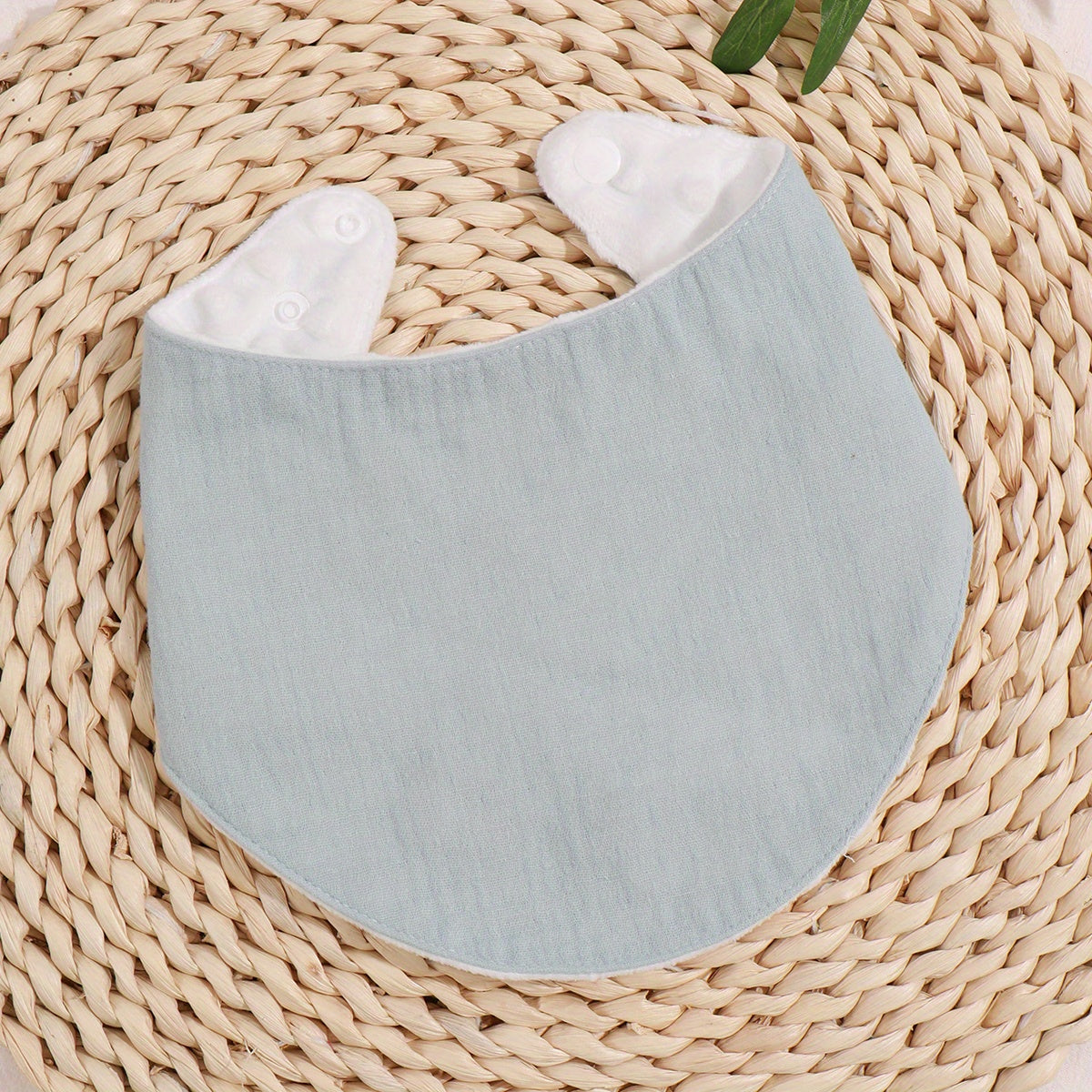 5pcs Baby Bibs Infant Fabric Bibs Triangle Scarf Feeding Burp Cloth