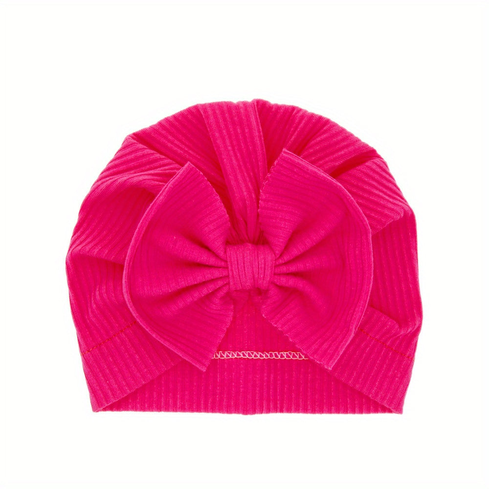 Baby Cotton Hat Bow Knot Baby Pullover Hat Warm Hat