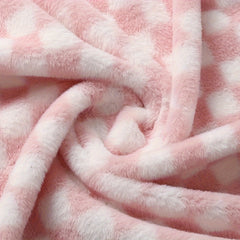 Rabbit Fur Soft DIY Quilt Single Set Fabric DIY Throw Pillow & Tablecloth