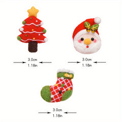 Wool Needle Felting Kit Christmas Brooch Series DIY Art Craft