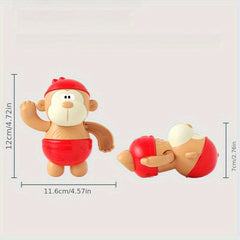 Interactive Monkey Bath Toy Enhances Coordination Durable ABS Perfect Gift